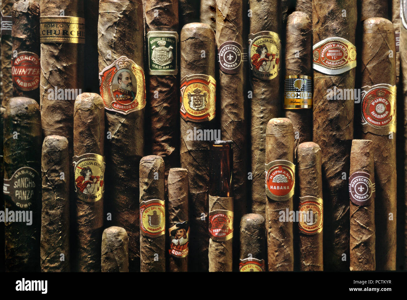 Les cigares de Cuba, La Havane, Cuba, Caraïbes Banque D'Images