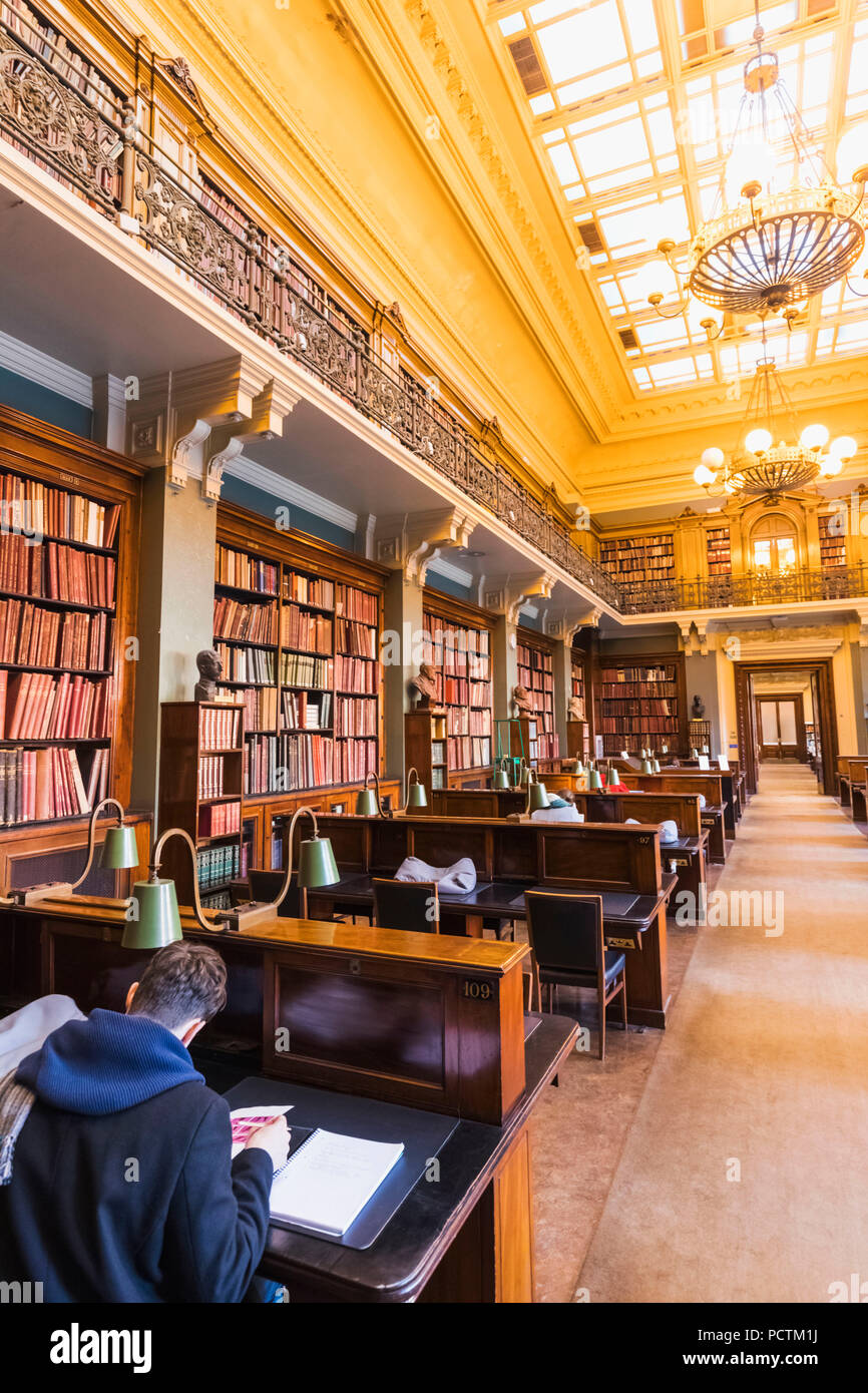 L'Angleterre, Londres, Knightsbridge, Victoria and Albert Museum, la National Art Library Banque D'Images