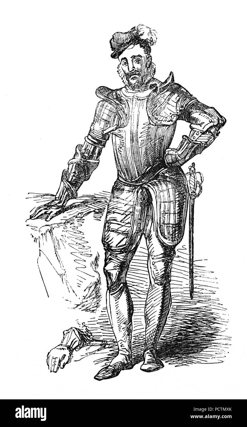 Un portrait de Robert Dudley, comte de Leicester (1532-1588), homme d'état anglais et le favori d'Elizabeth I de son adhésion jusqu'à sa mort. La Reine Elizabeth est demeuré près de Dudley et poursuivi sa main dans le mariage. En 1564, Dudley avait compris que ses chances de devenir Elizabeth's consort étaient petites, bien que confrontés à d'autres projets de mariage, Elizabeth a continué à dire qu'elle aimerait bien se marier avec lui. Il espère-t-elle a également assuré qu'il serait son choix au cas où elle a changé d'avis (et épouse un Anglais). Banque D'Images