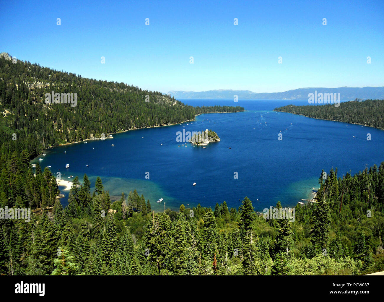 Emerald Bay South Lake Tahoe Banque D'Images
