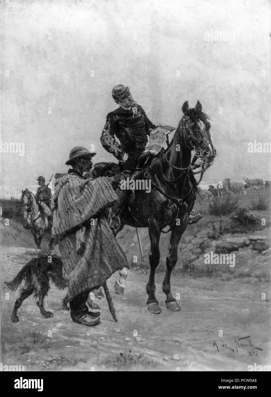 Alphonse de Neuville - Informations - Banque D'Images