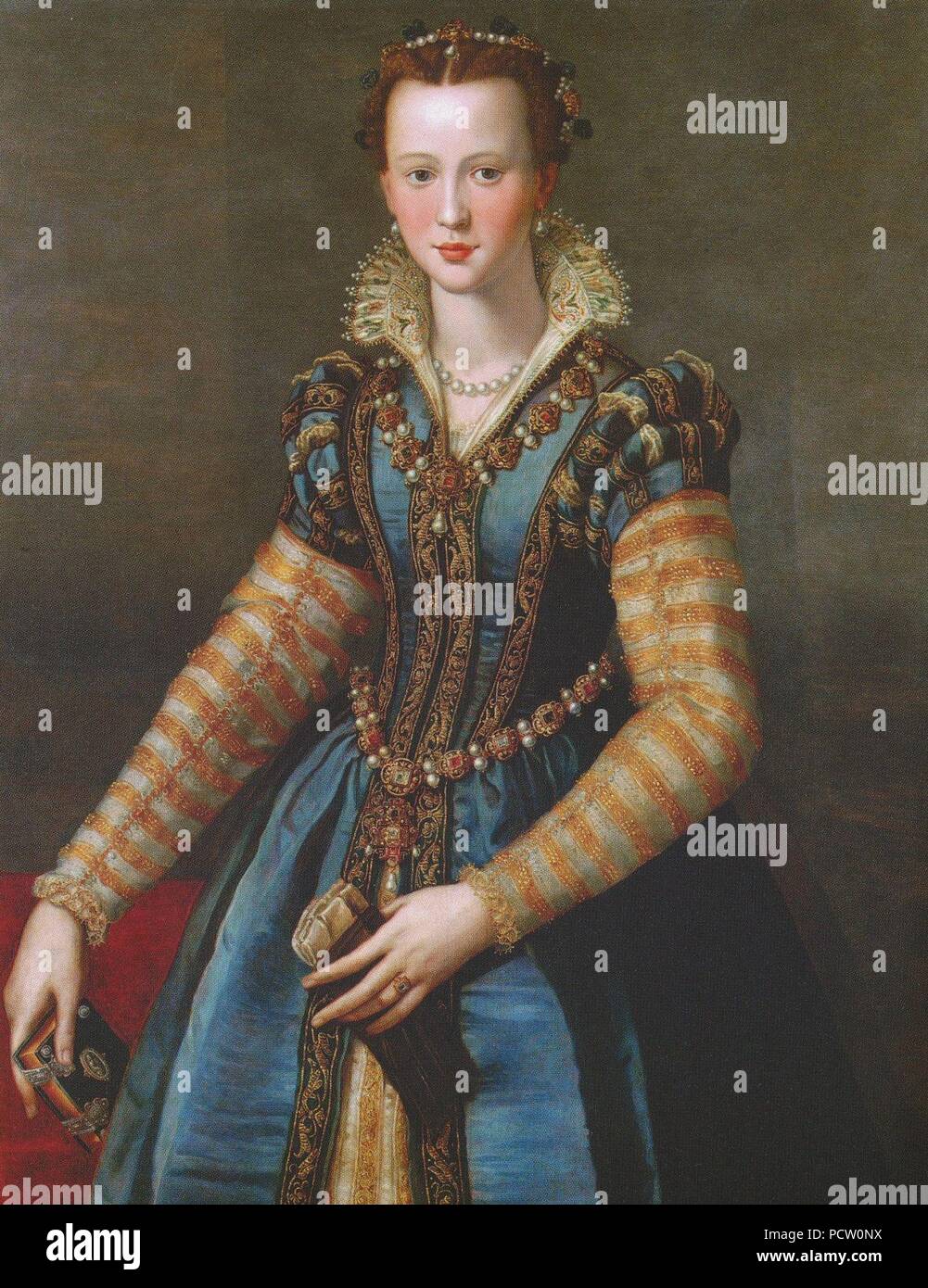 Eleonora di Don Garzia di Toledo di Pietro de' Medici, d'Alessandro Allori. Banque D'Images