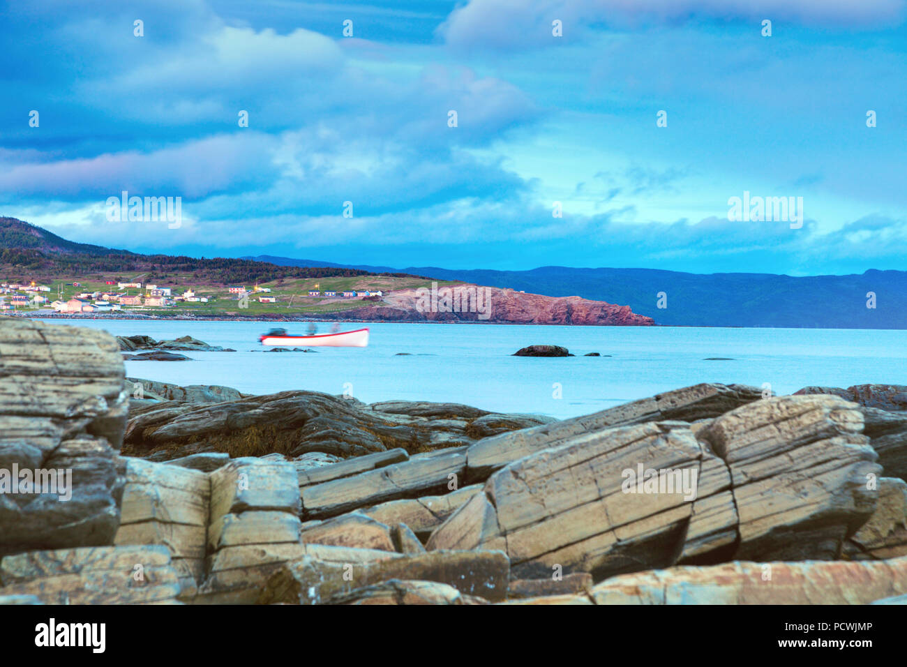 Le parc national du Gros-Morne à Terre-Neuve. St John's, Terre-Neuve et Labrador, Canada. Banque D'Images
