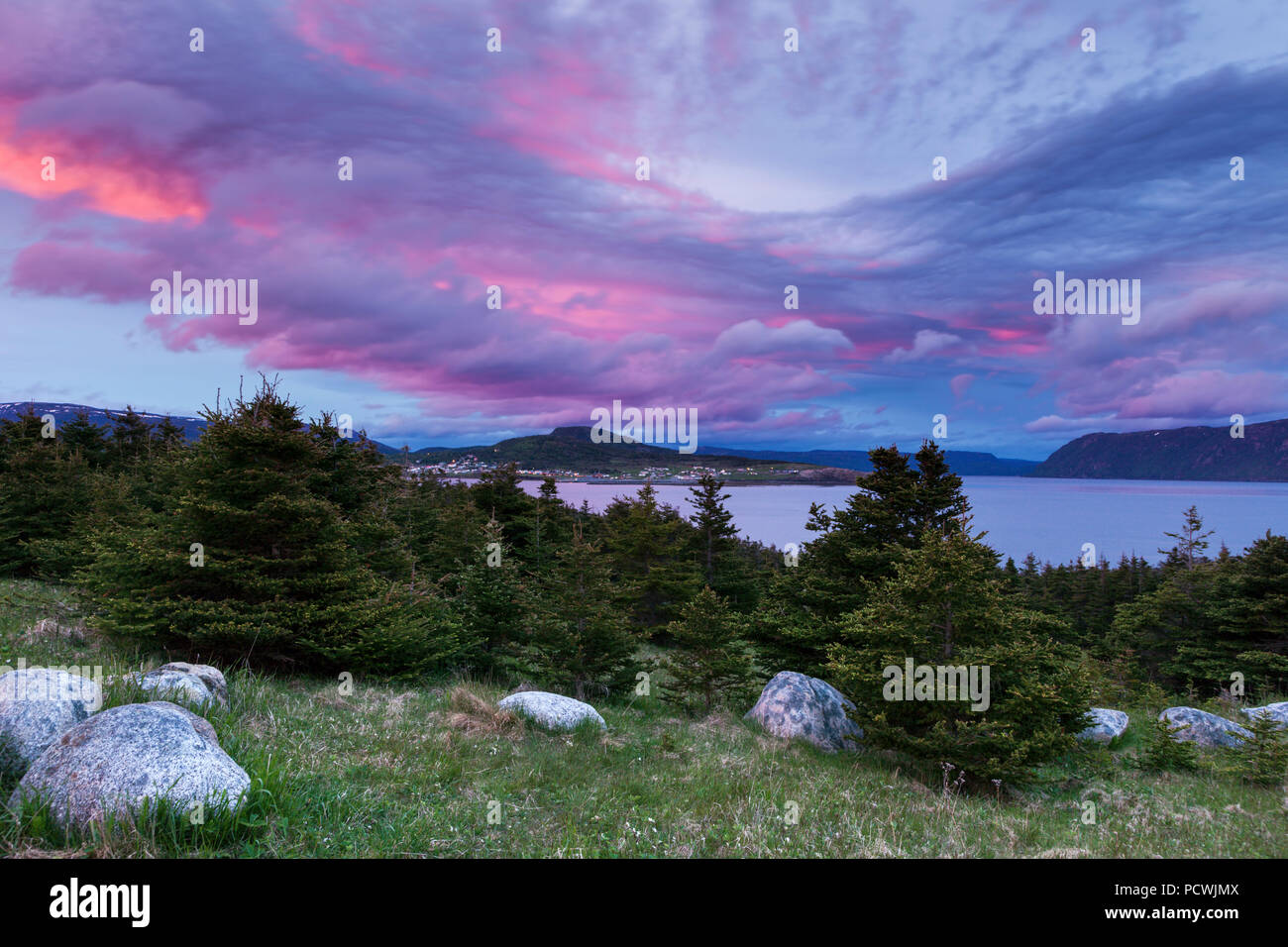 Le parc national du Gros-Morne à Terre-Neuve. St John's, Terre-Neuve et Labrador, Canada. Banque D'Images