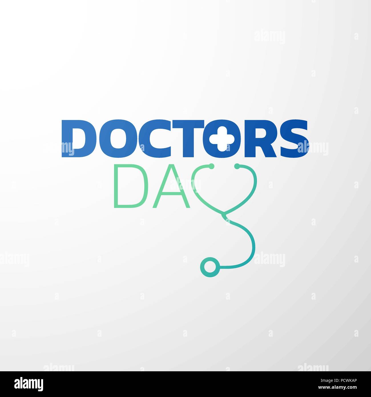 L'icône Jour médecins médicaux, conception d'un logo. Vector illustration Illustration de Vecteur