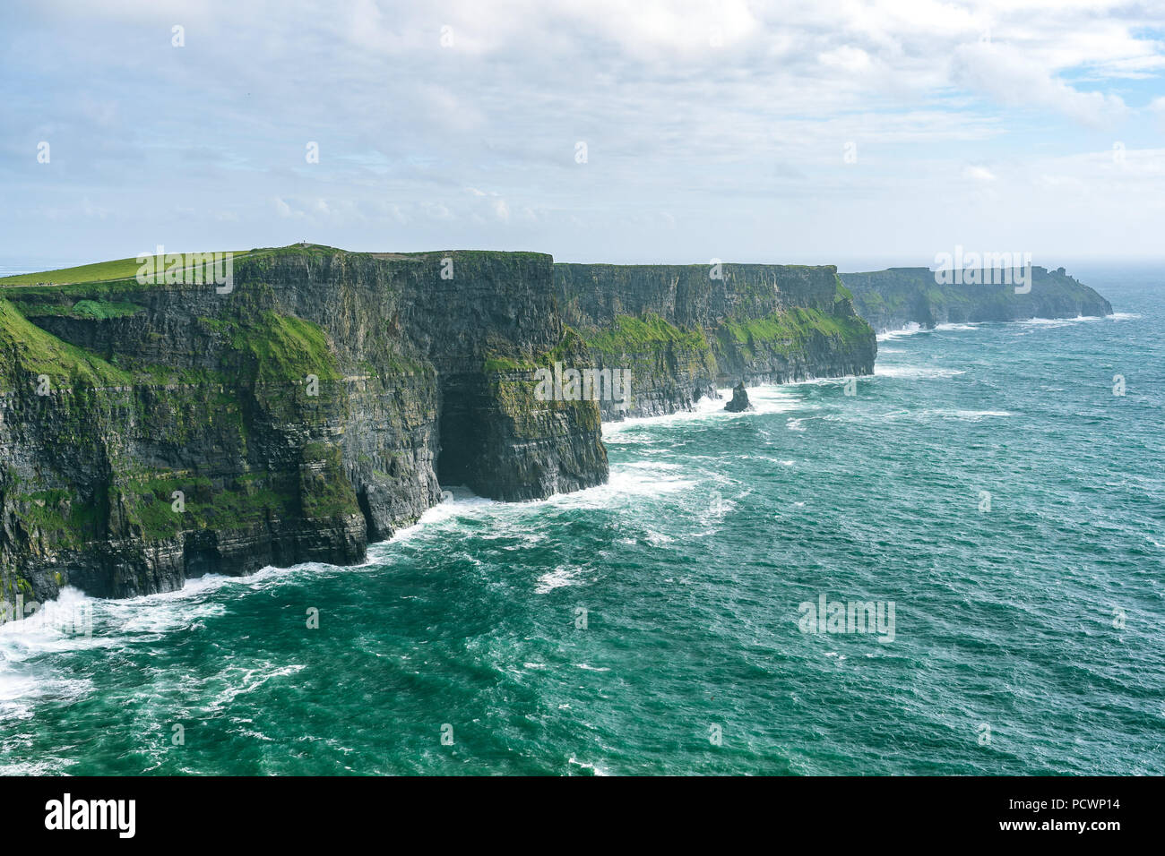 Les falaises de Moher, Irlande Banque D'Images