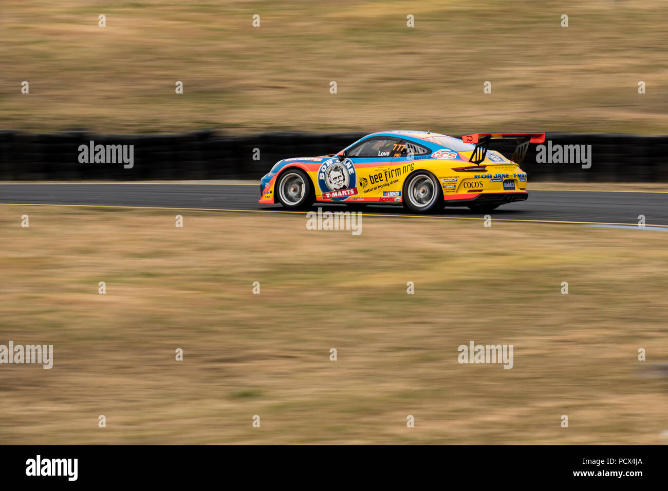 Sydney Motorsport Park, New South Wales, Australie, 4 Aug 2018.Coq Rouge Super Sprint. Anthony Bolack/Alamy Live News Banque D'Images