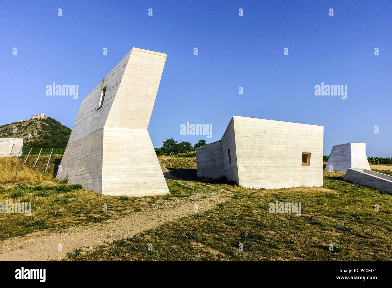 Archeopark Pavlov, Palava région, Moravie du Sud, République Tchèque Banque D'Images