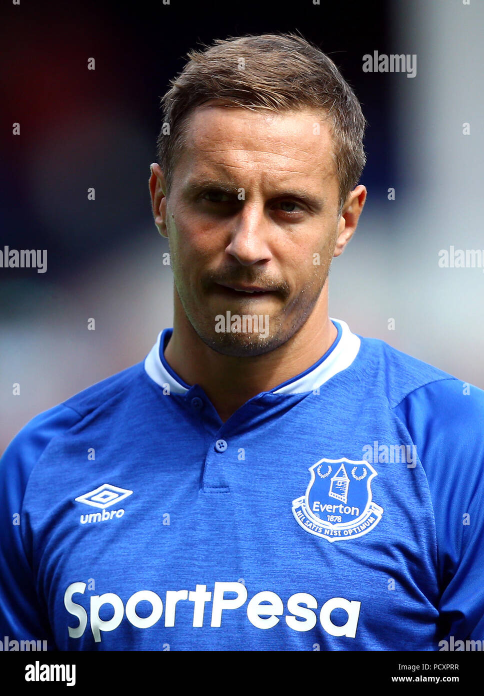 L'Everton Phil Jagielka Banque D'Images