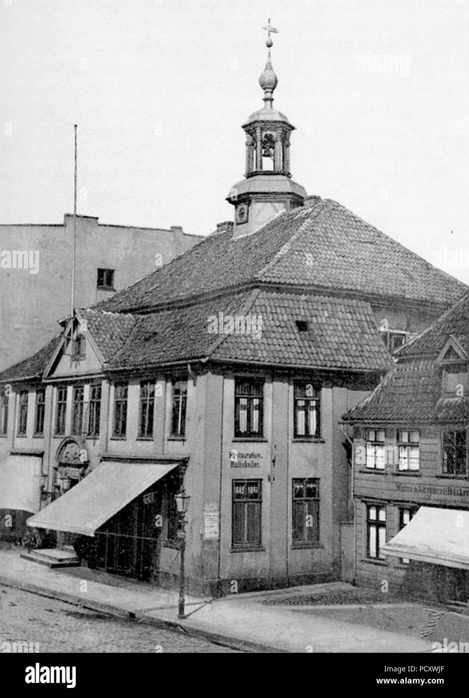 Harburger Altes Rathaus von 1733, (ca. 1900). Banque D'Images