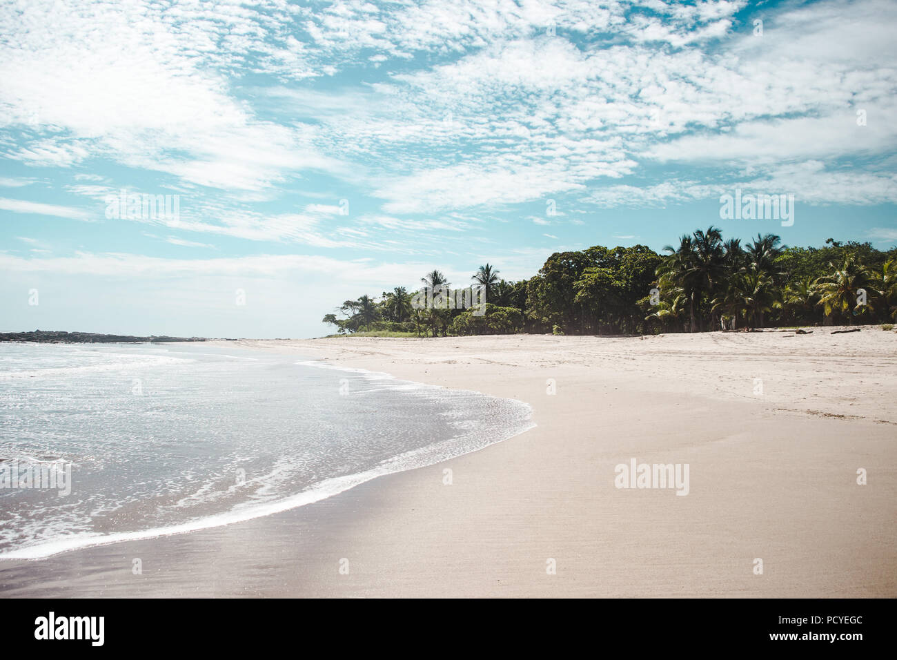 Beau Paradis Plage De Sable Blanc De Playa Carmen Près De