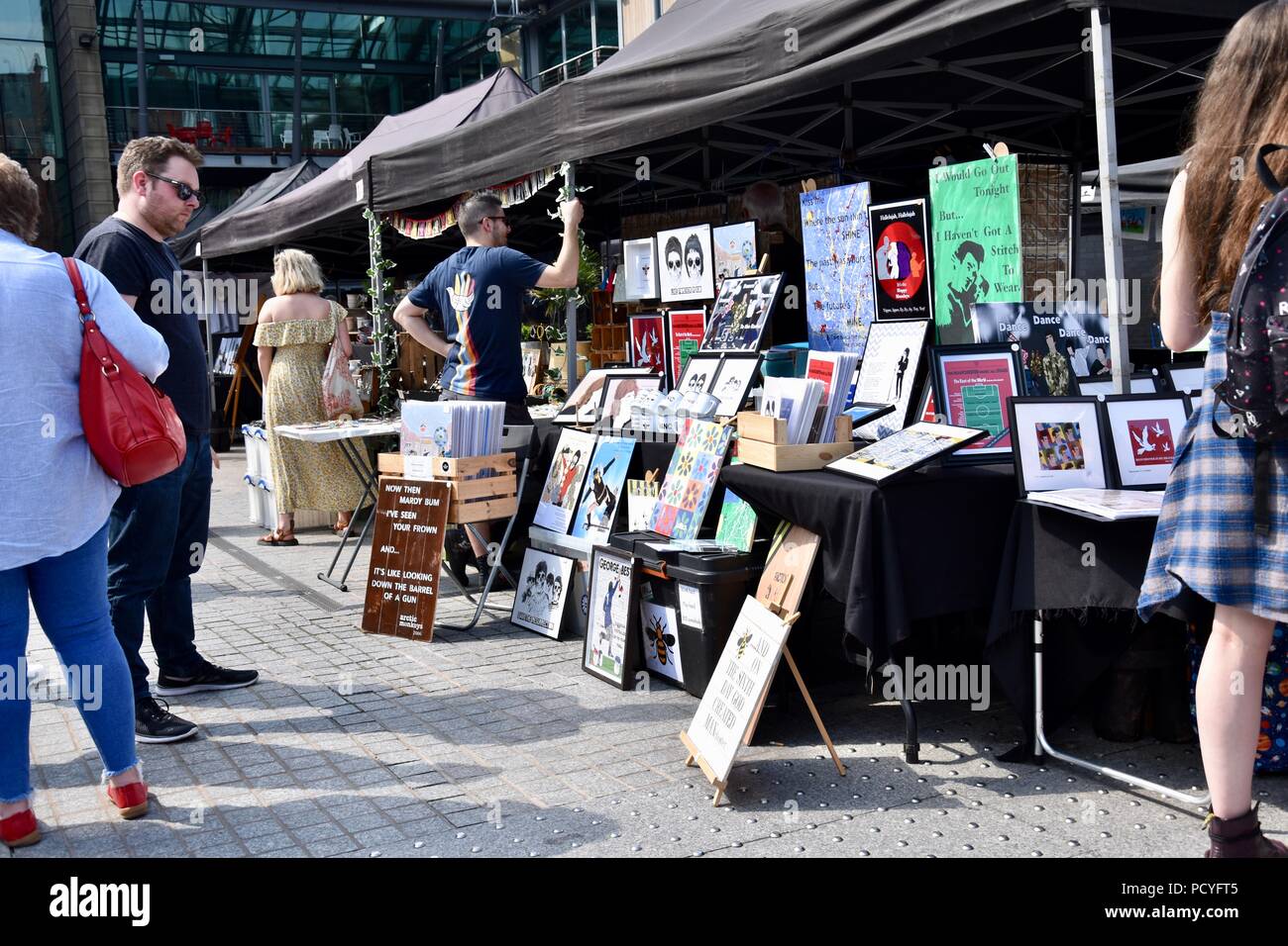 Manchester Street Market, Mai 2018 Banque D'Images
