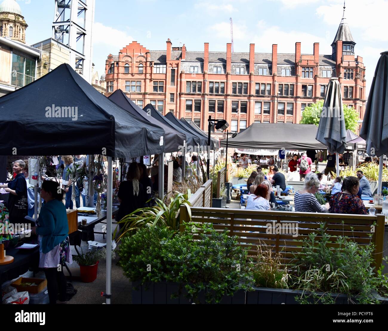 Manchester Street Market, Mai 2018 Banque D'Images