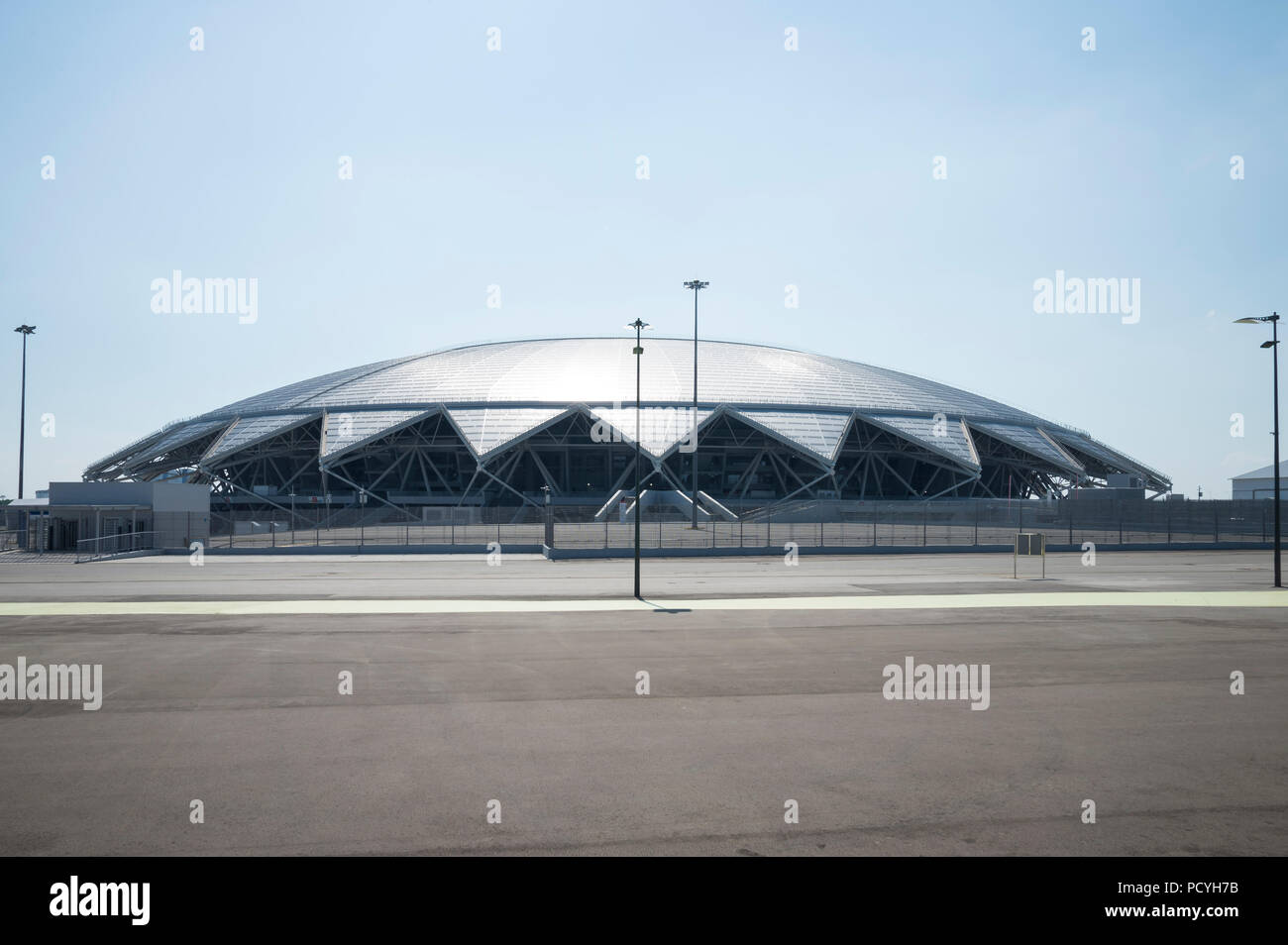 Samara Arena stade de football. Samara - la ville qui accueille la Coupe du Monde en Russie en 2018. Banque D'Images