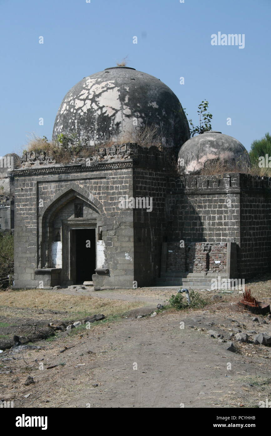 Gatehouse de Rauza Bagh, Tombe de Ahmad Nizam Shah I, Ahmadnagar Banque D'Images