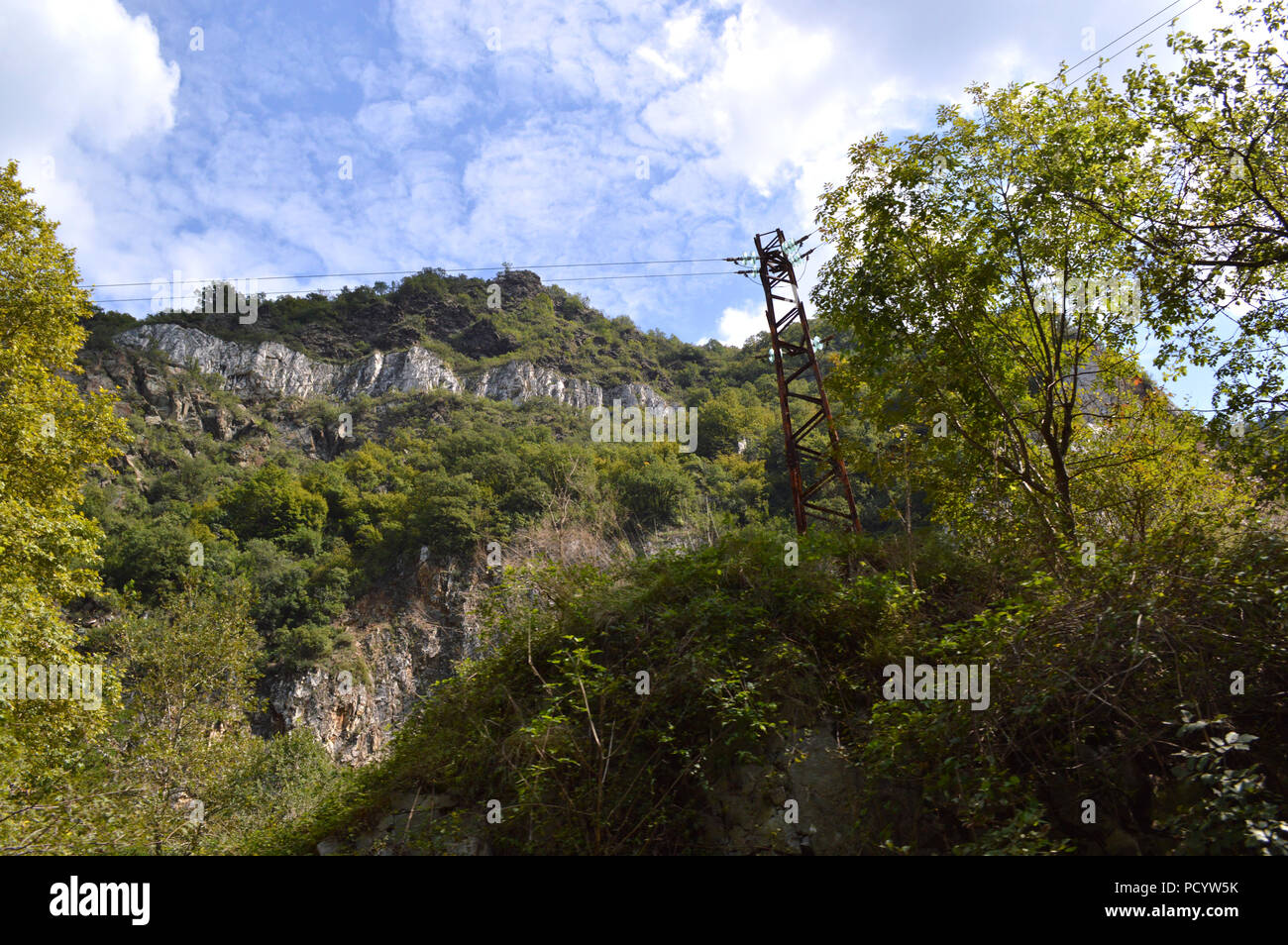 Paysages autour de Bachkovo Monastery "Assomption de la Sainte Vierge" Banque D'Images