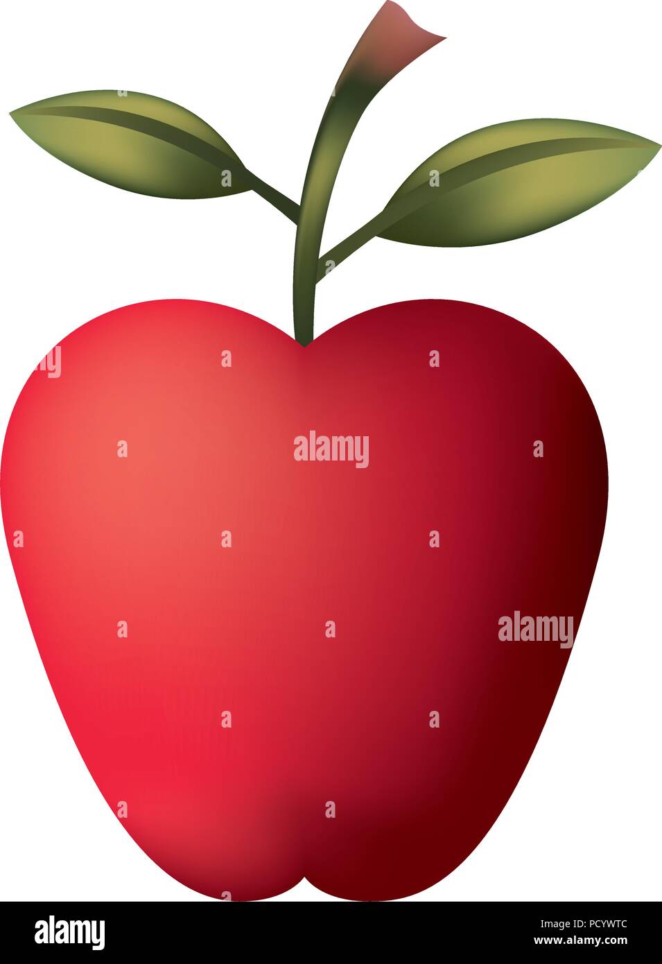 Frais d'apple fruit sain Illustration de Vecteur