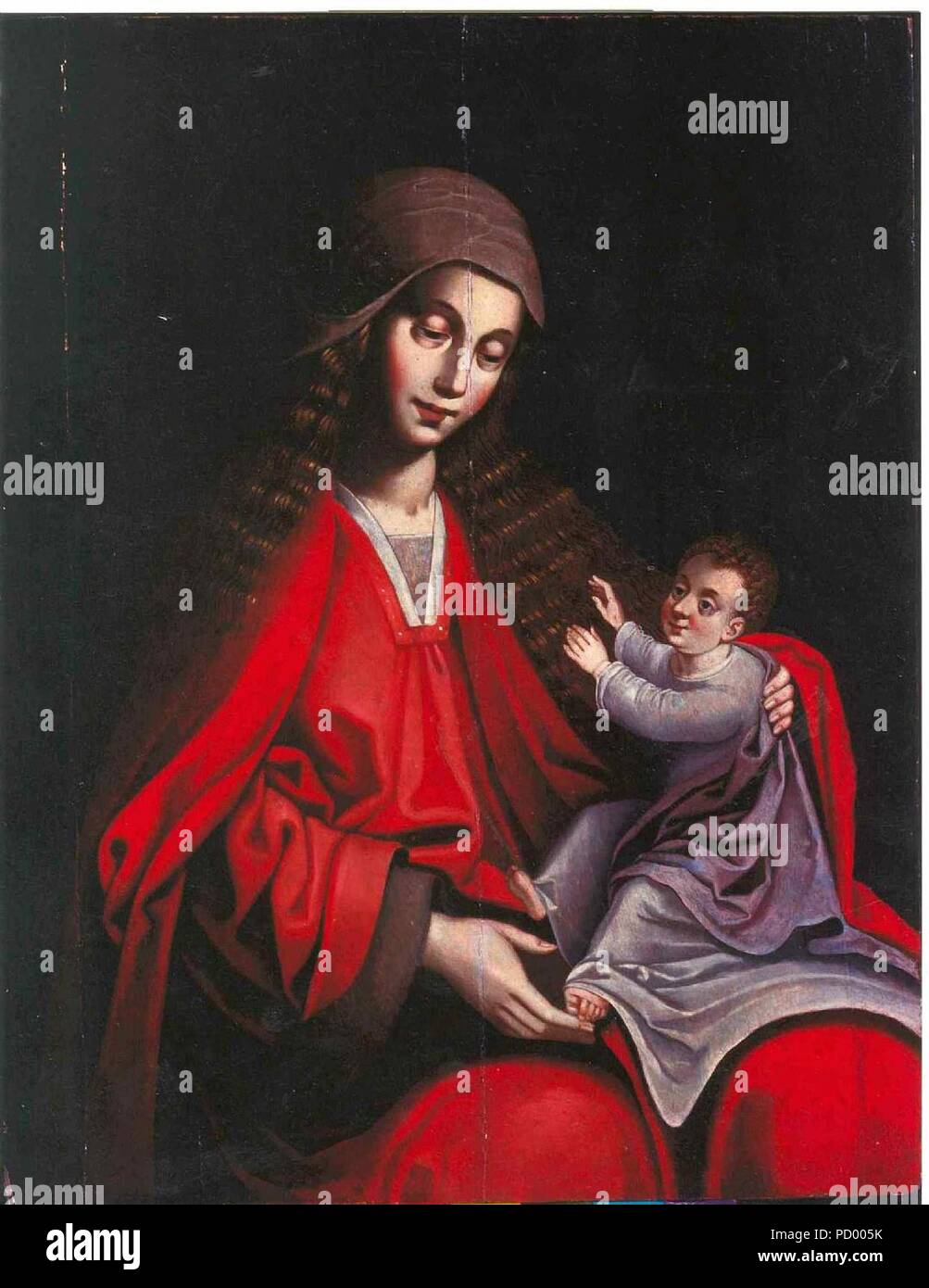 Ambrosius Benson - Vierge à l'enfant - Palerme, Italie. Banque D'Images