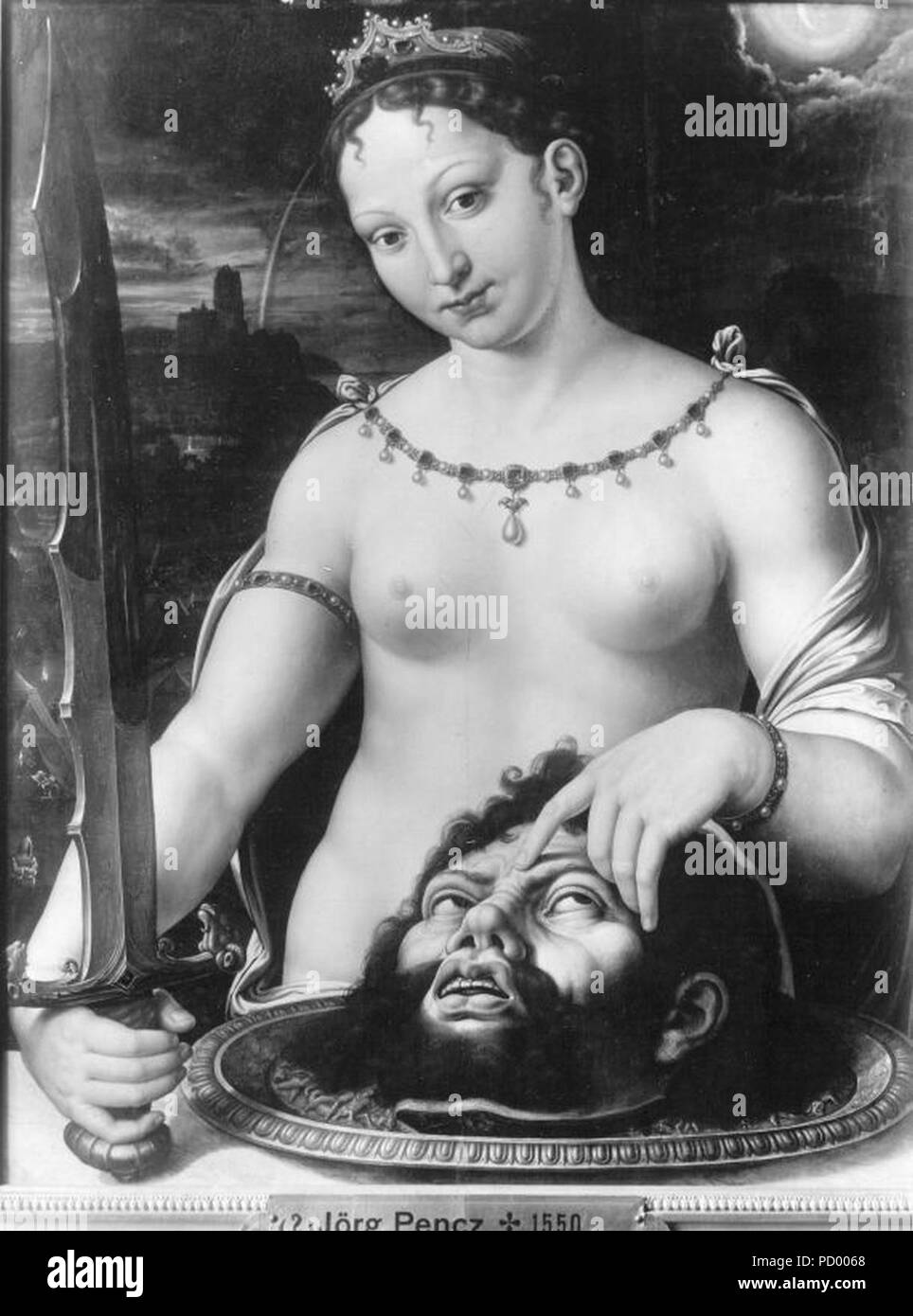 Ambrosius Benson (Nachfolger) - Judith mit dem Haupt des Holopherne - 1143 - Banque D'Images