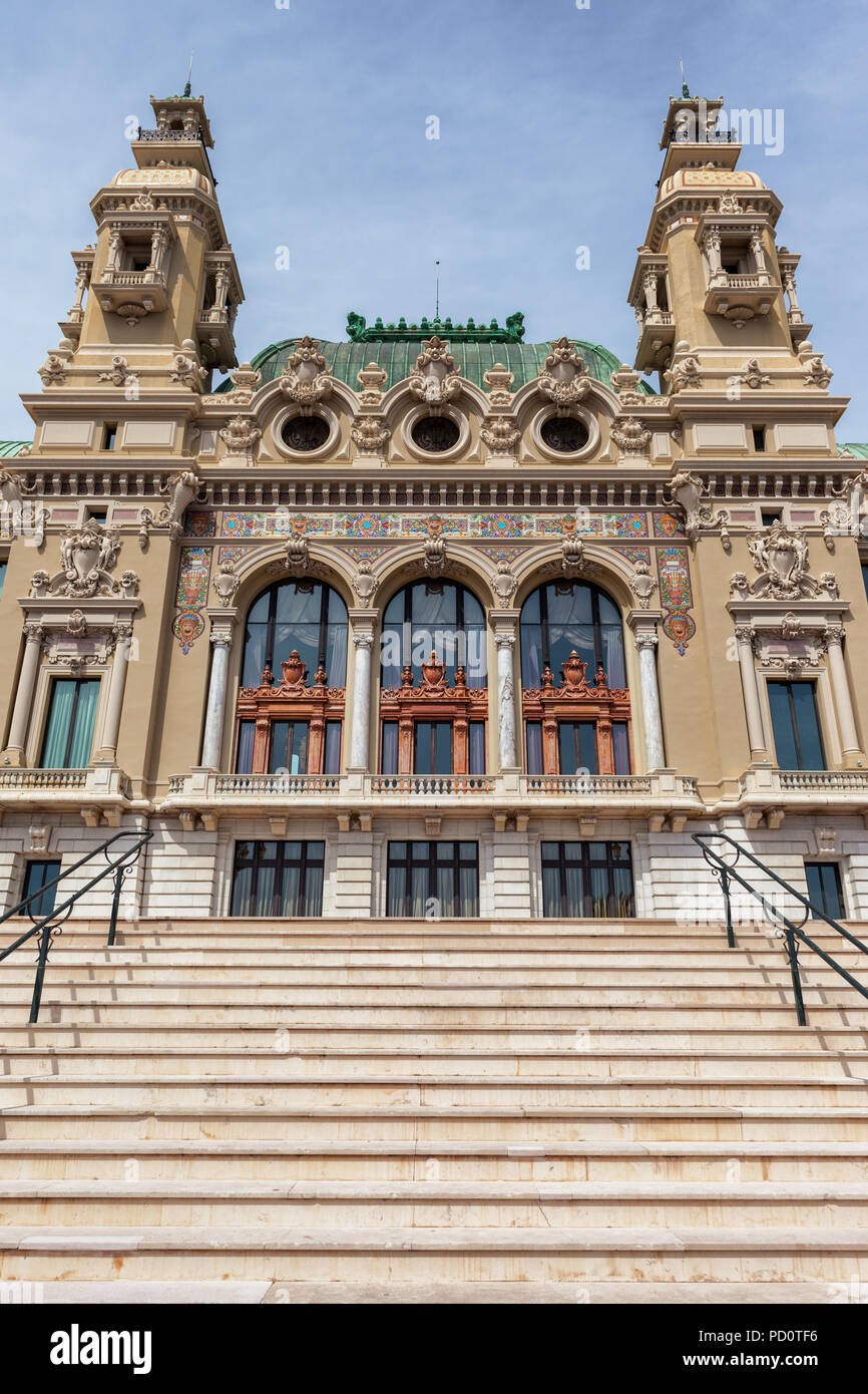 Casino de Monte Carlo dans la principauté de Monaco, Europe Banque D'Images