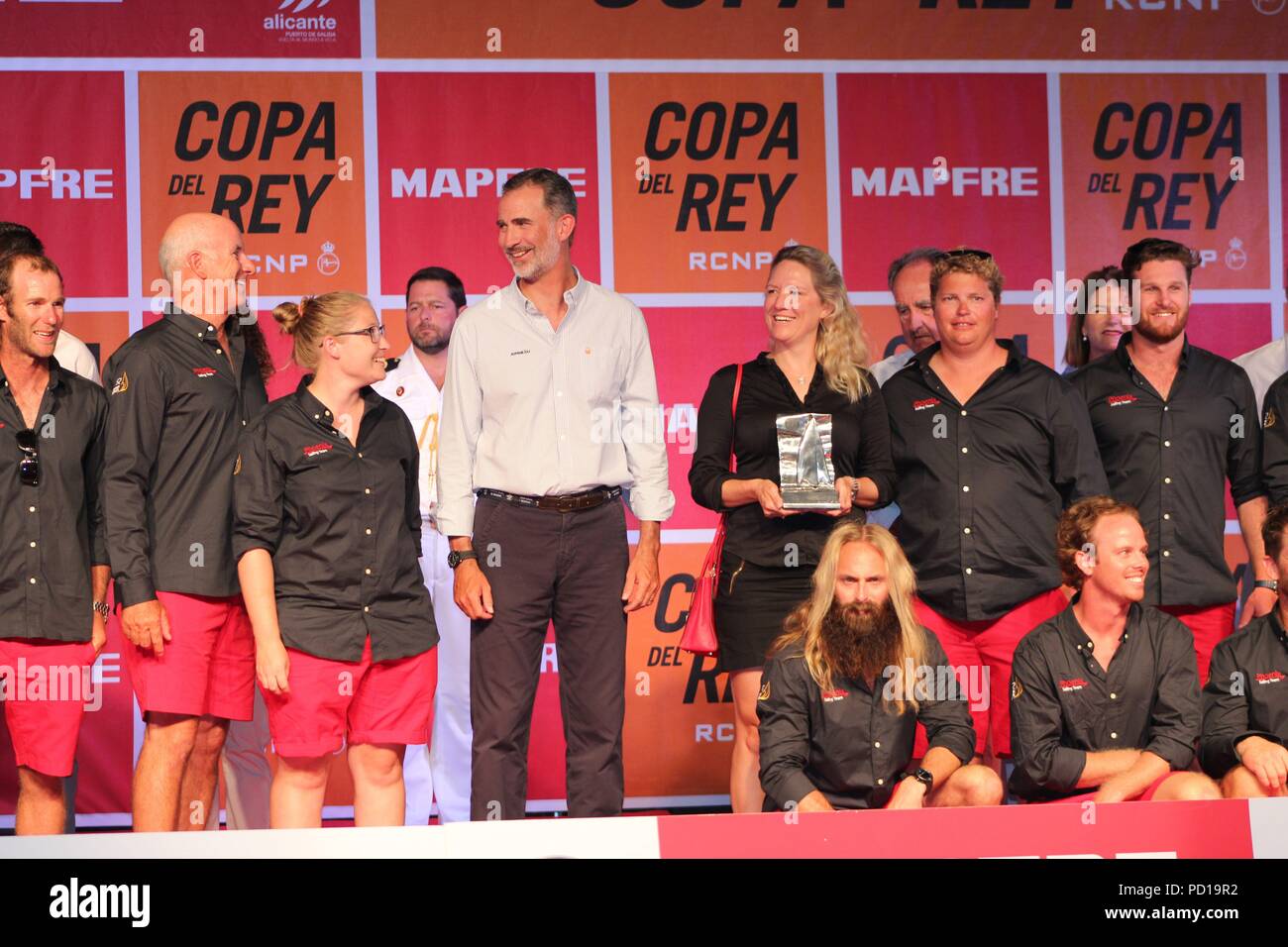 Roi d'Espagne Felipe VI à la 37e Copa del Rey en concours à Palma de  Majorque le lundi , 30 juillet 2018 Photo Stock - Alamy