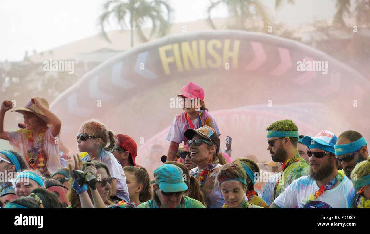 La Color Run, également connu sous le nom le plus beau 5k sur la planète Banque D'Images