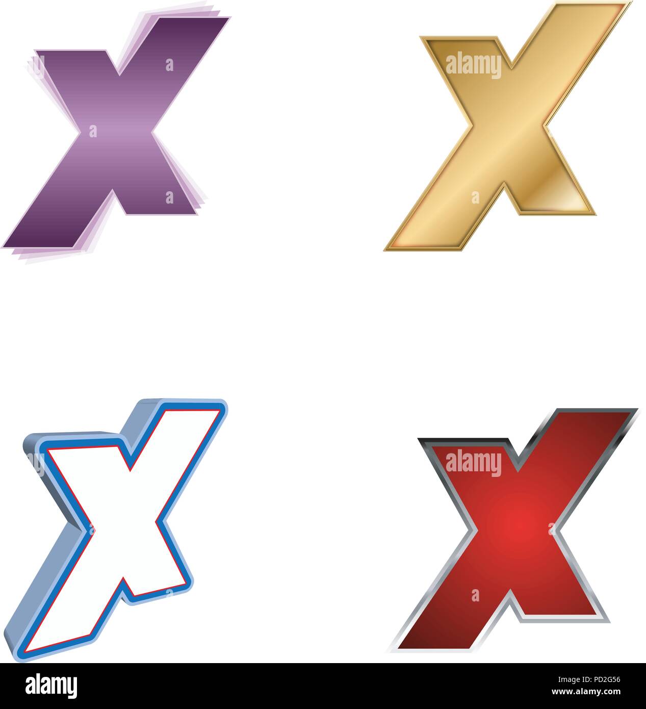 Lettre X Banque D Image Et Photos Alamy