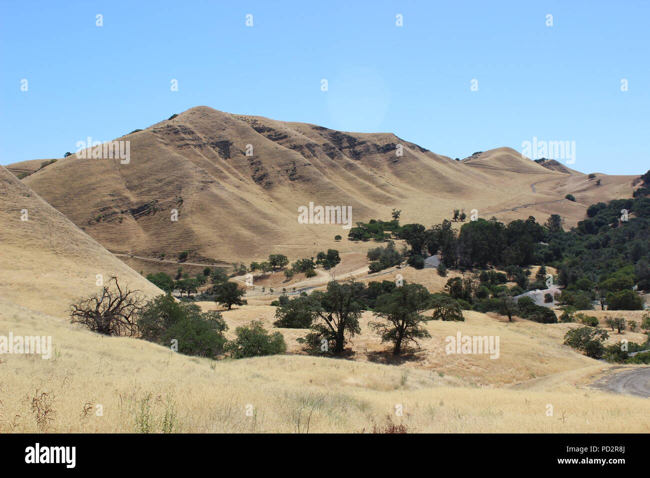 Black Diamond Mines Regional Preserve et Antioch, Californie Banque D'Images