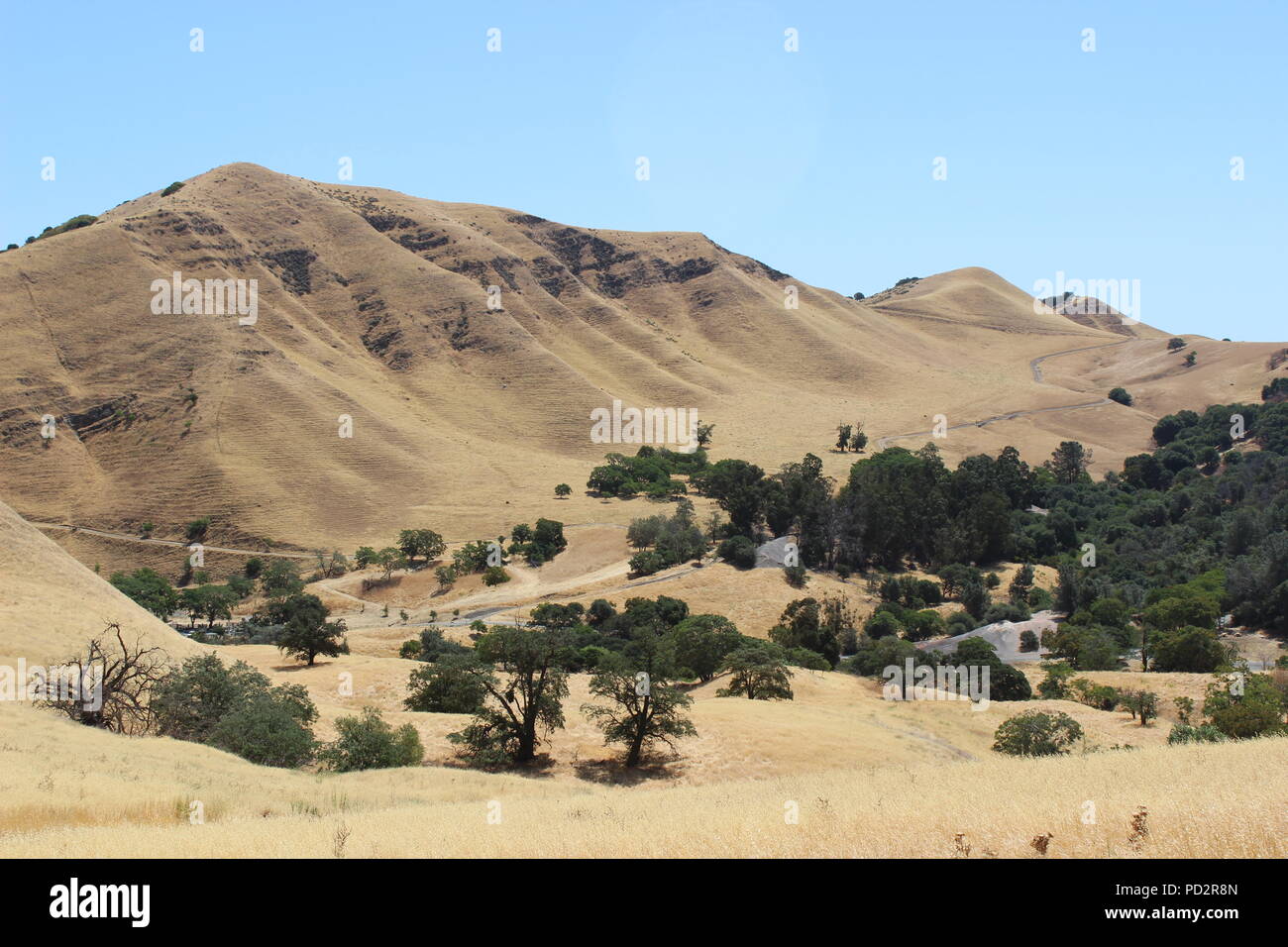 Black Diamond Mines Regional Preserve et Antioch, Californie Banque D'Images
