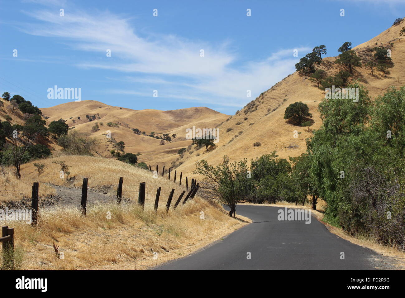 Black Diamond Mines Regional Preserve et Antioch, Californie Banque D'Images