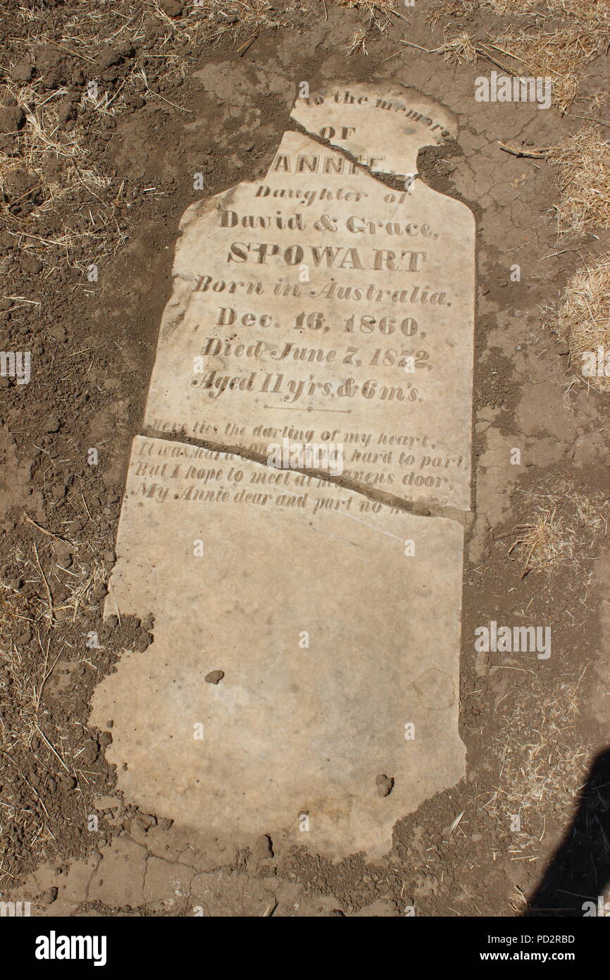 Rose Hill Cemetery, Black Diamond Mines Regional Preserve et Antioch, Californie Banque D'Images