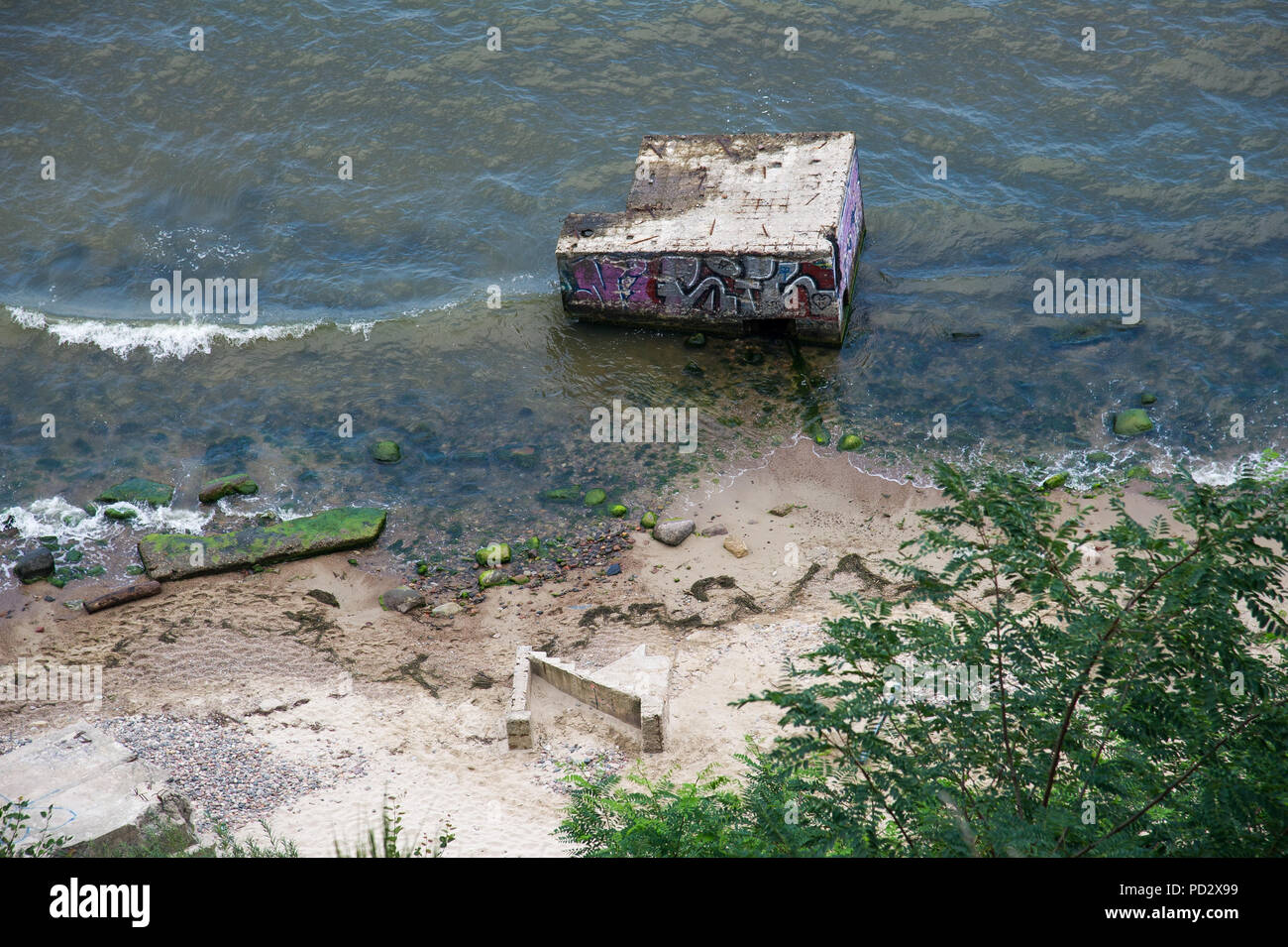 Golfe de Gdansk à Gdynia Orlowo, Pologne. 1er août 2018 © Wojciech Strozyk / Alamy Stock Photo Banque D'Images