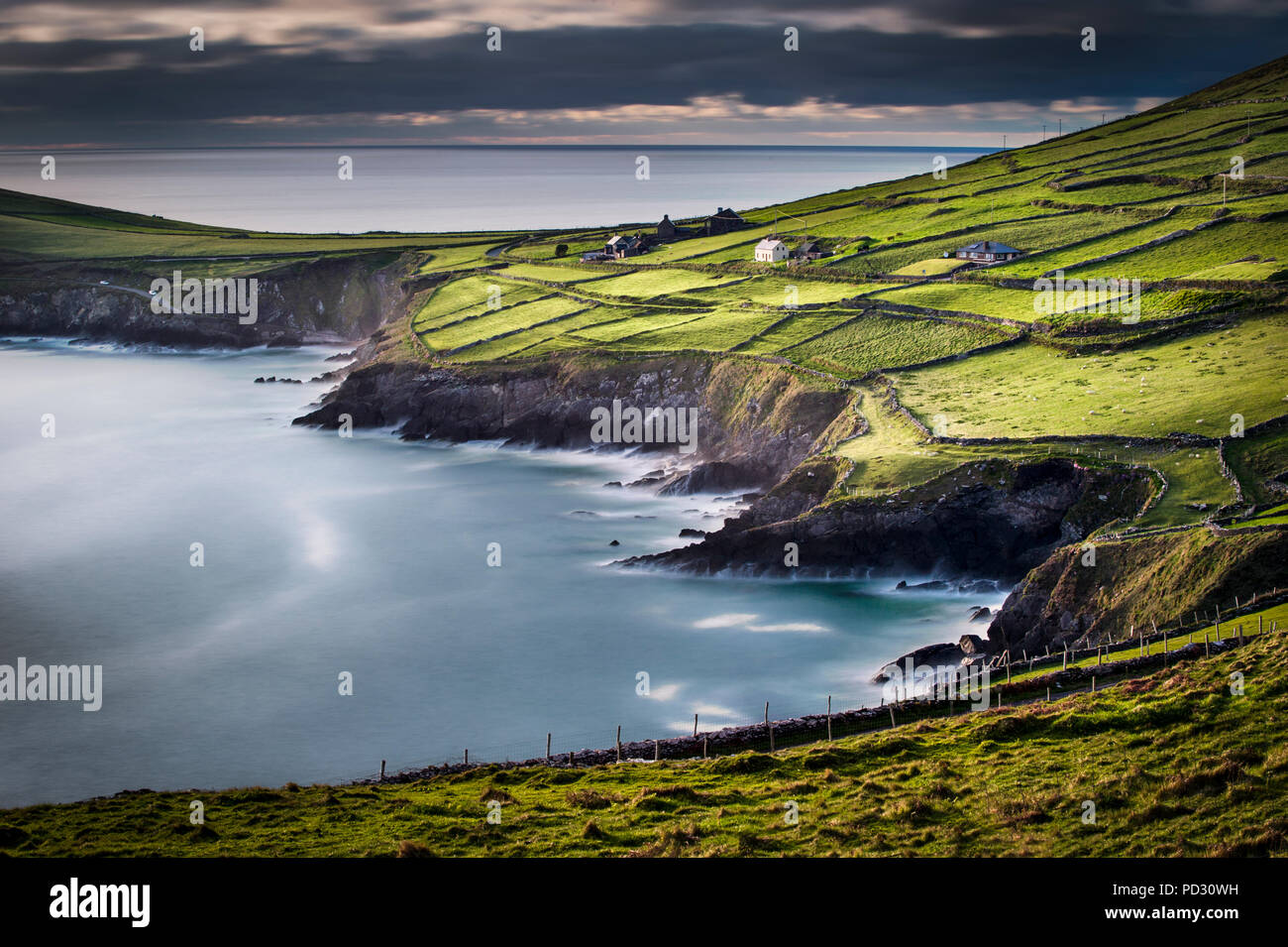 Coumeenole Beach, Slea Head Drive, Dingle, Kerry, Irlande Banque D'Images