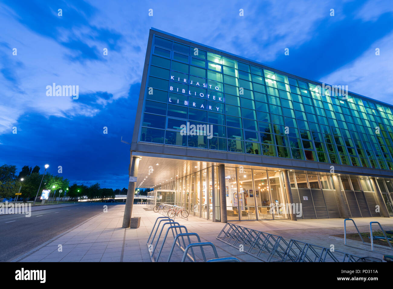 Bibliotheque De La Ville D Oulu Oulun Paakirjasto Oulu Finlande Photo Stock Alamy