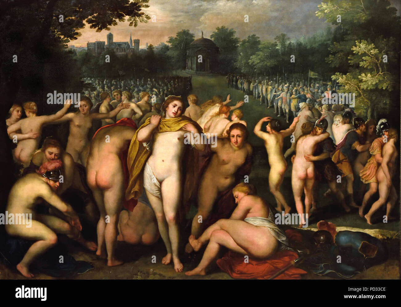 Amazonen und Skythen - amazones et les Scythes 1597/1599 par Otto van Veen (Leiden 1556 - 1629 Bruxelles) Les Pays-Bas, néerlandais, flamand. Banque D'Images