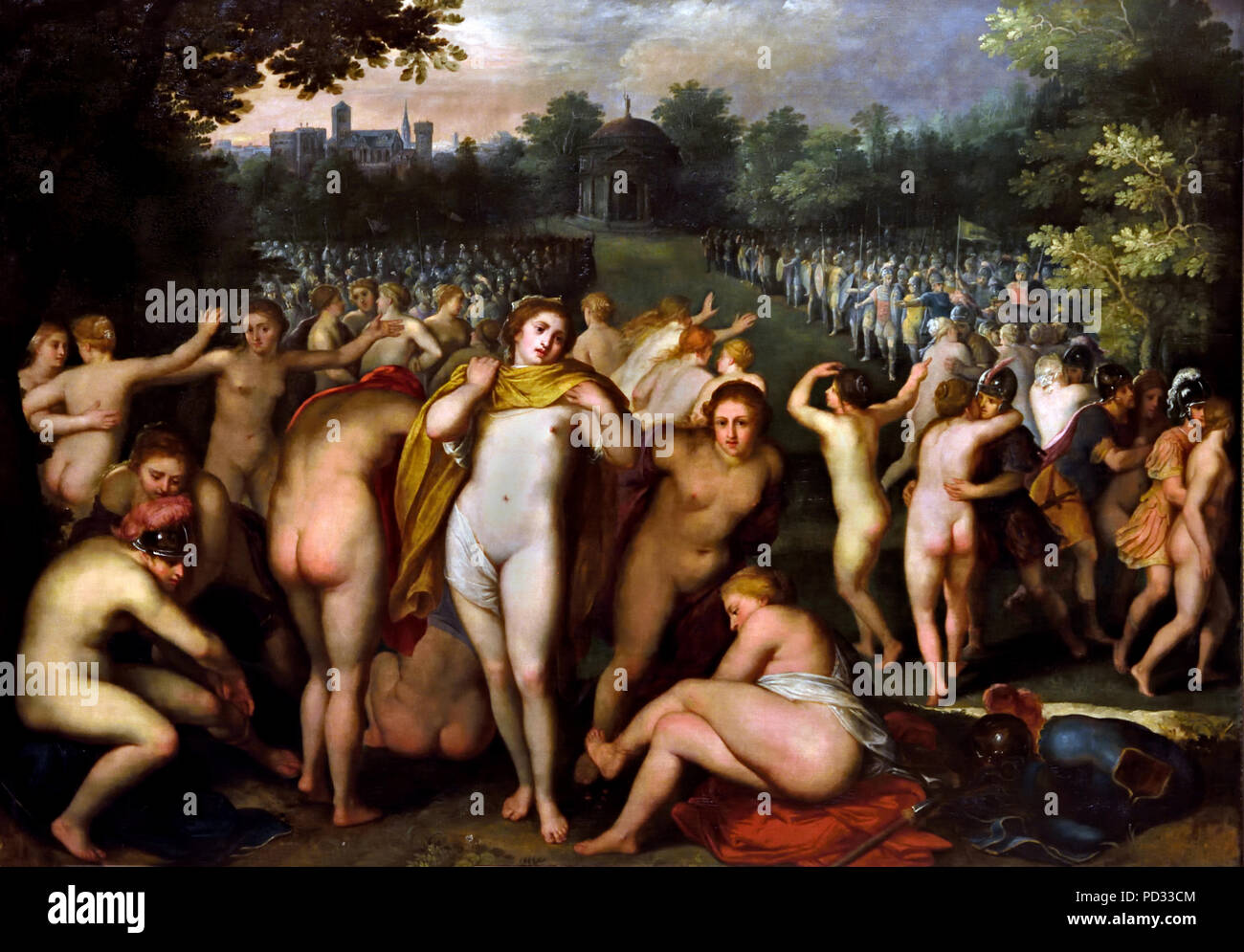 Amazonen und Skythen - amazones et les Scythes 1597/1599 par Otto van Veen (Leiden 1556 - 1629 Bruxelles) Les Pays-Bas, néerlandais, flamand. Banque D'Images