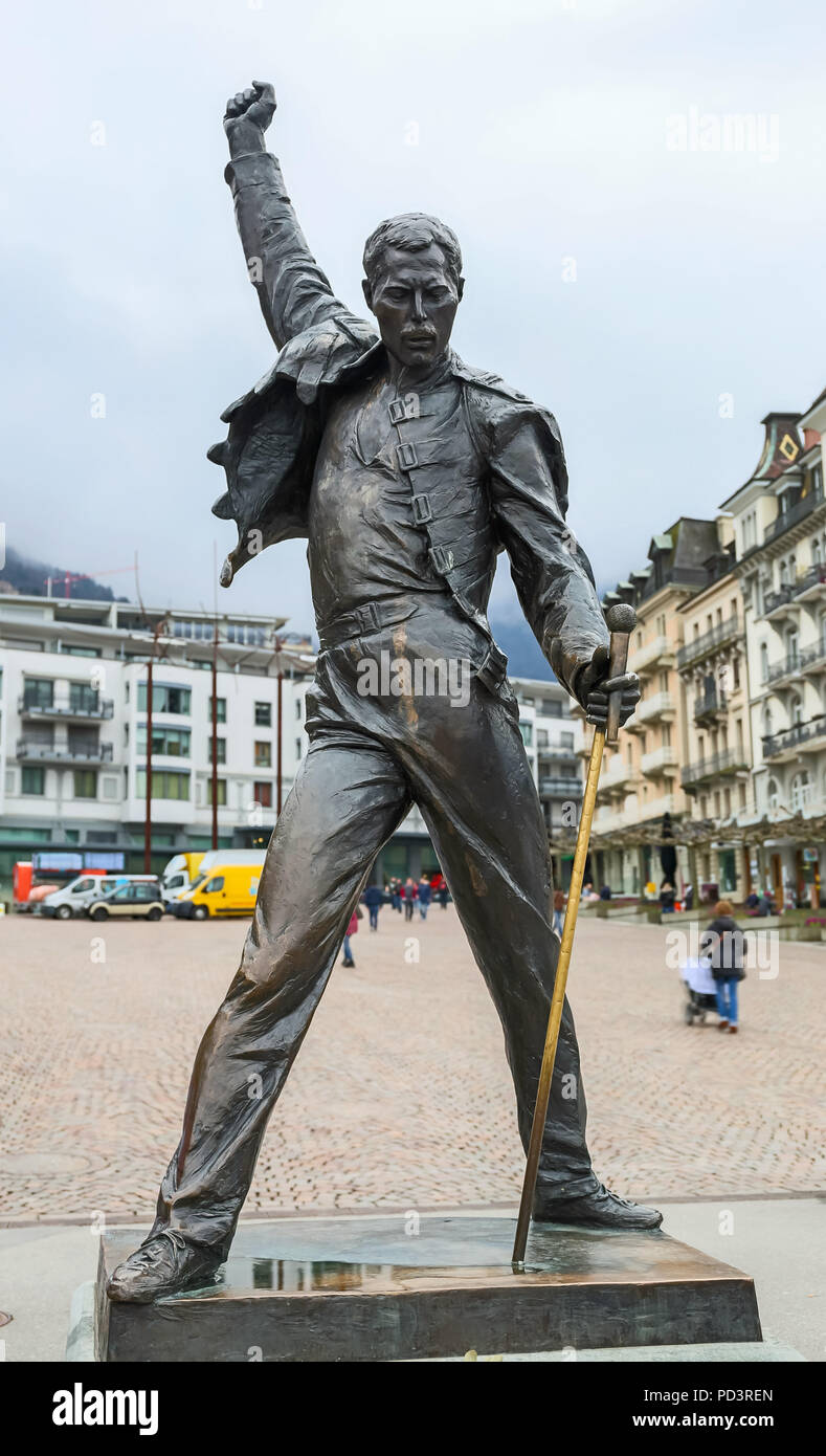 Monument de Freddie Mercury Banque D'Images