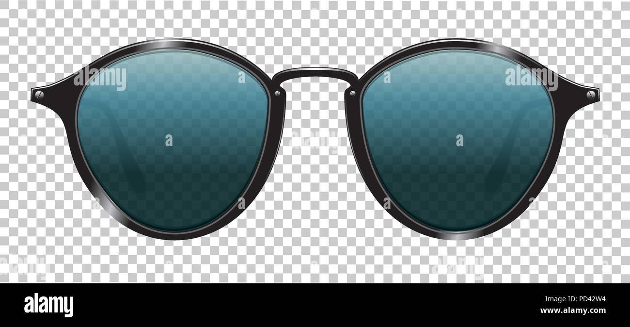 Lunettes de soleil réaliste illustration vectorielle Illustration de Vecteur