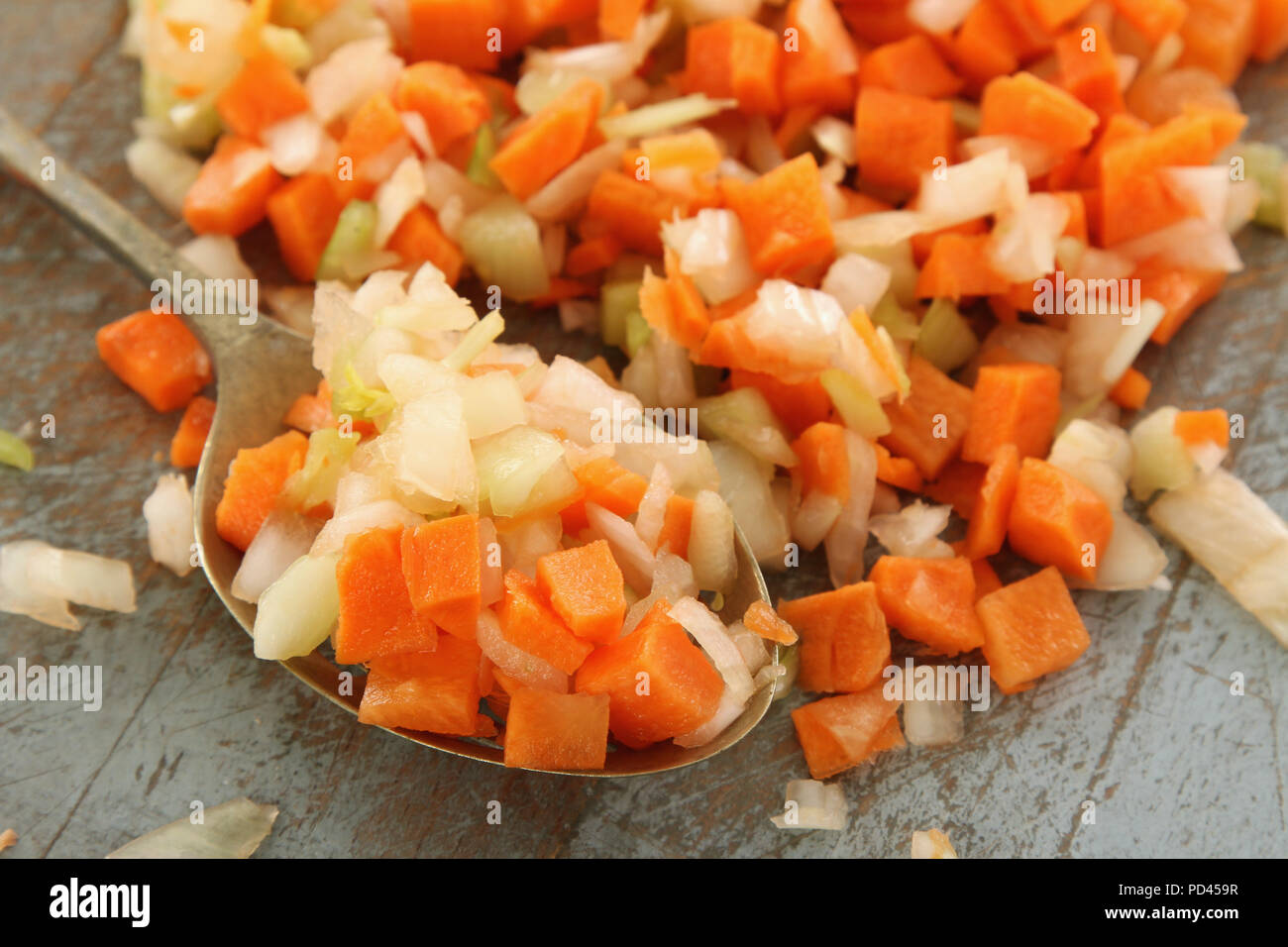 Préparer les carottes fraîches Banque D'Images