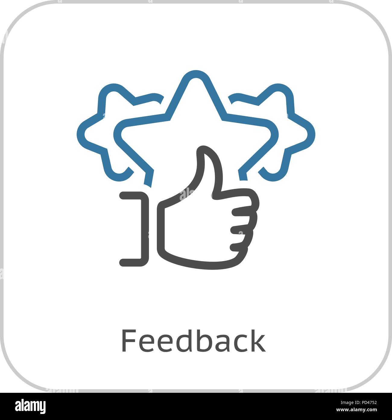 L'icône de la ligne de commentaires. Illustration de Vecteur