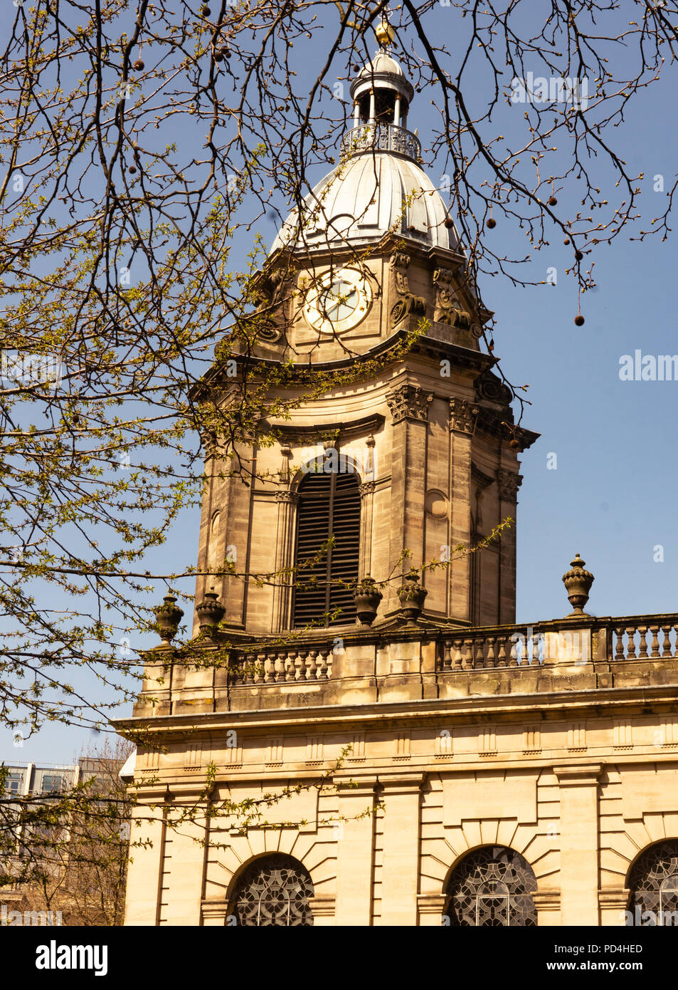 Cathédrale St Philip, Colmore Row, Birmingham, Royaume-Uni Banque D'Images