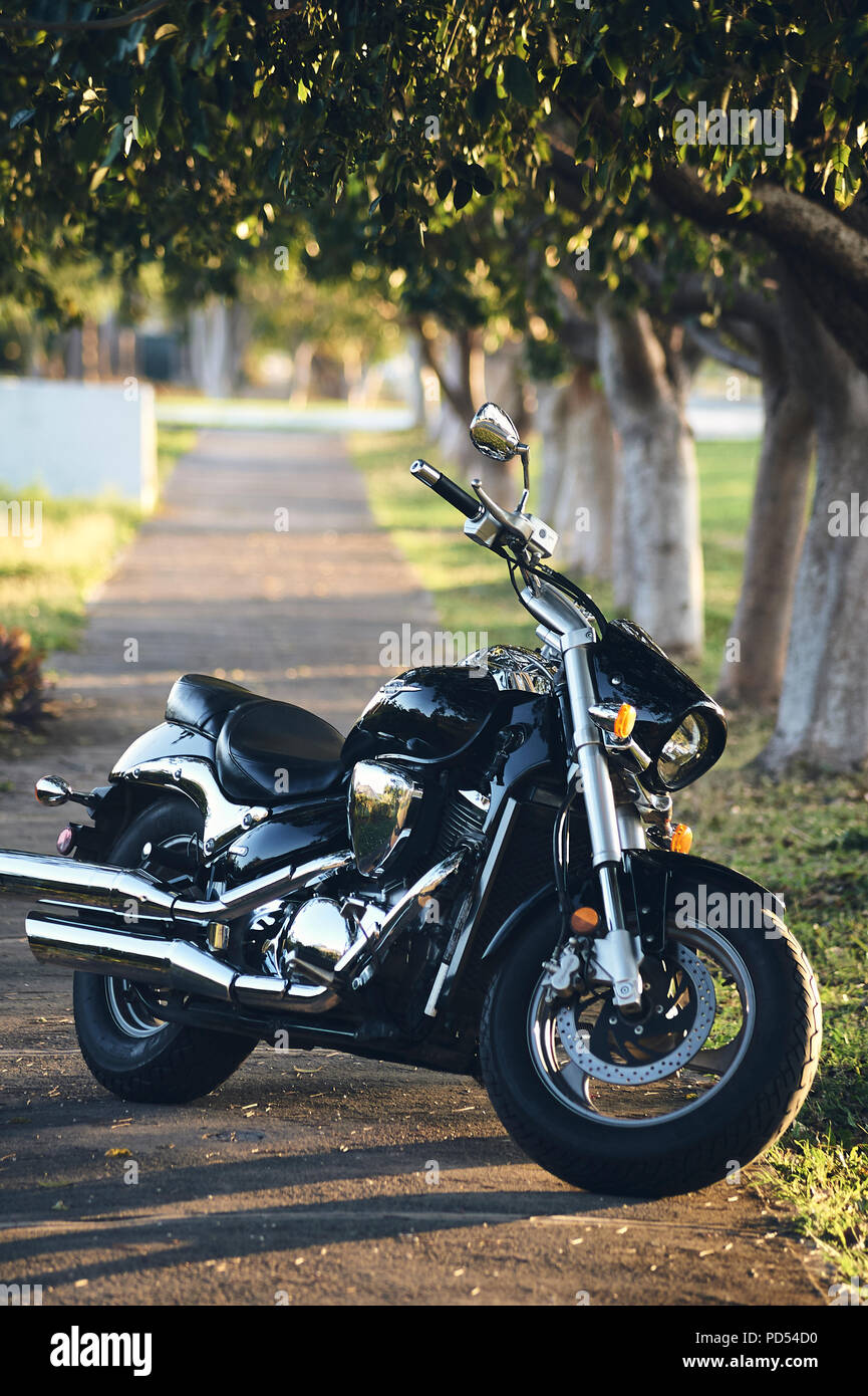 MERIDA, YUC/MEXIQUE - DEC 12, 2017 : Suzuki Boulevard M50 805cc Moto moteur V-Twin, extérieur Banque D'Images