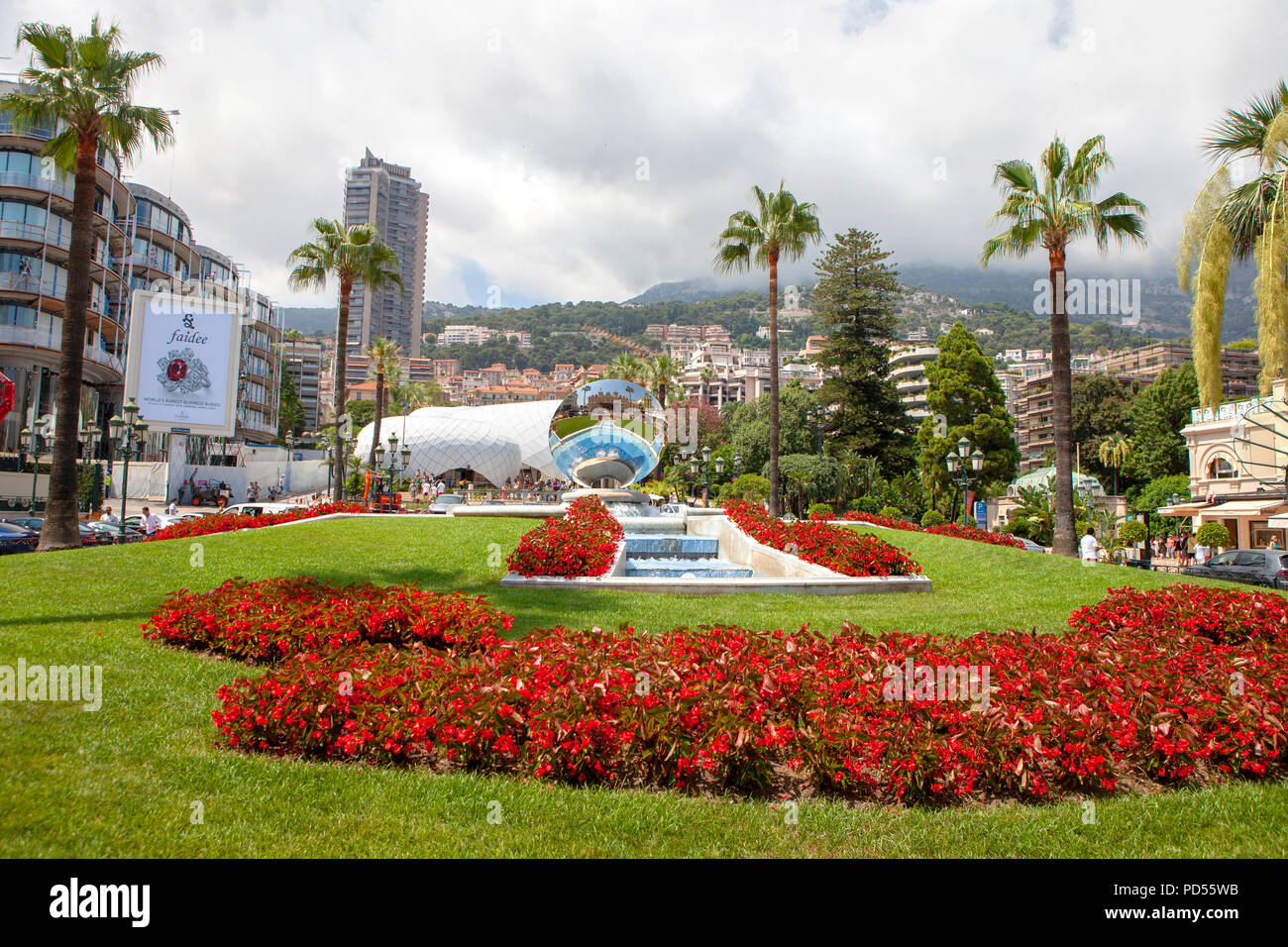 Casino de Monte Carlo à Monaco salon de la Principauté de Monaco Banque D'Images