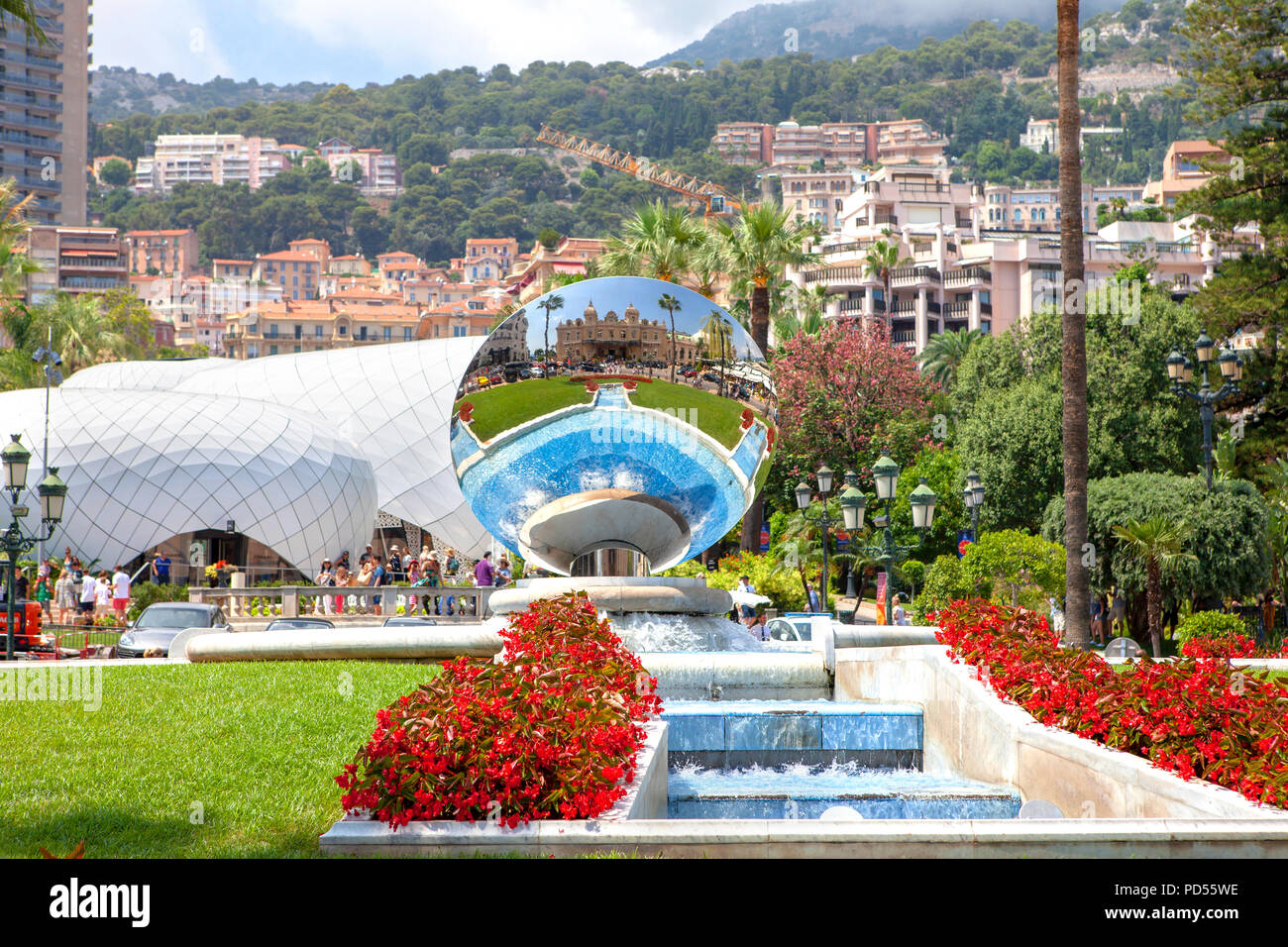 Casino de Monte Carlo à Monaco salon de la Principauté de Monaco Banque D'Images