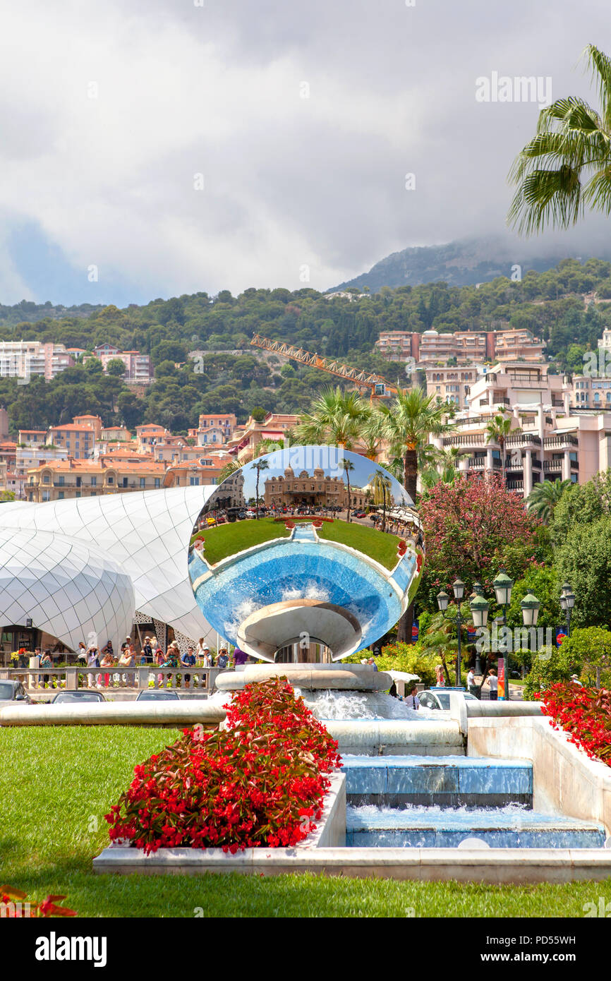 Casino de Monte Carlo à Monaco salon de la Principauté de Monaco Banque D'Images