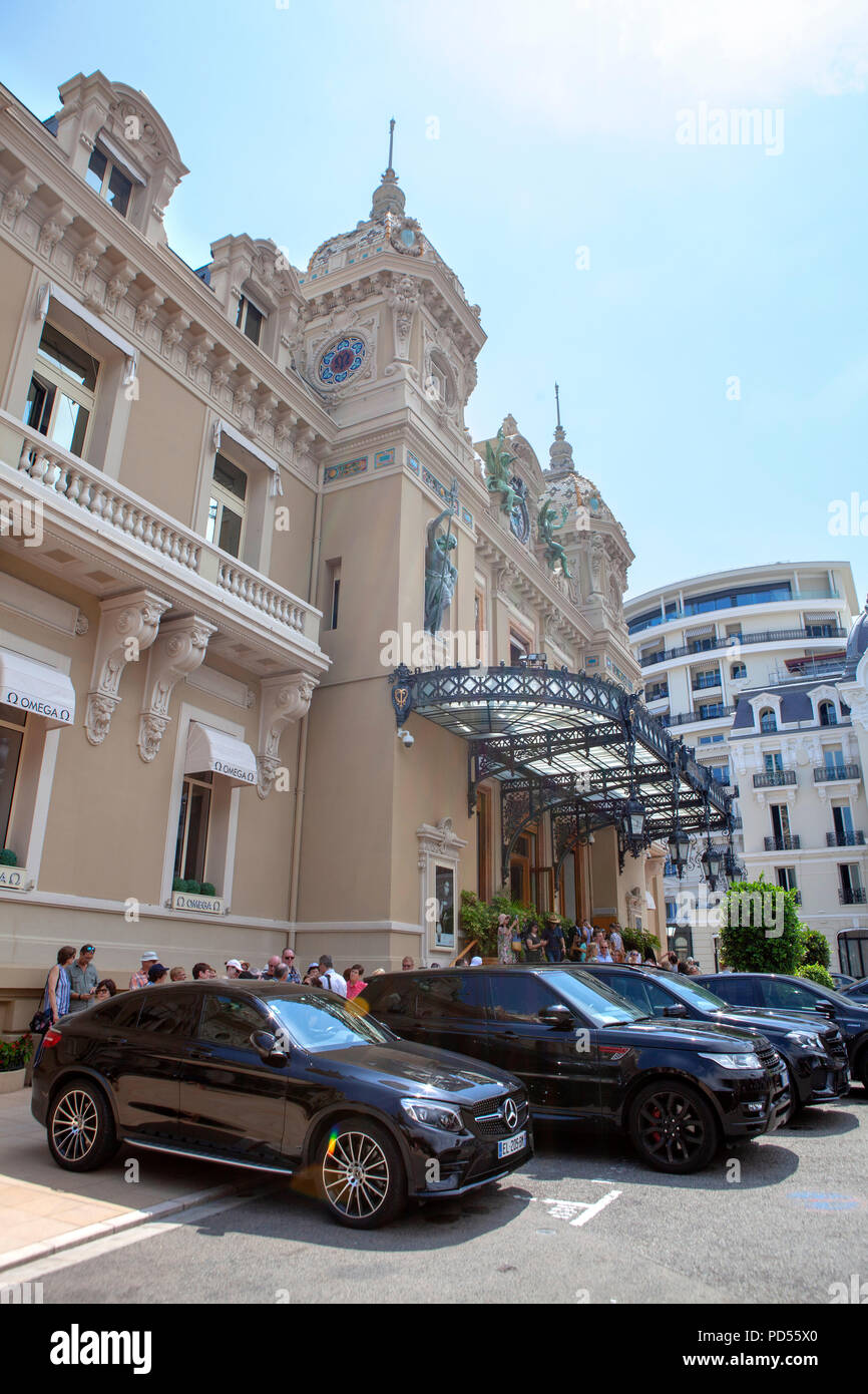 Casino de Monte Carlo à Monaco salon de la Principauté de Monaco Banque D'Images