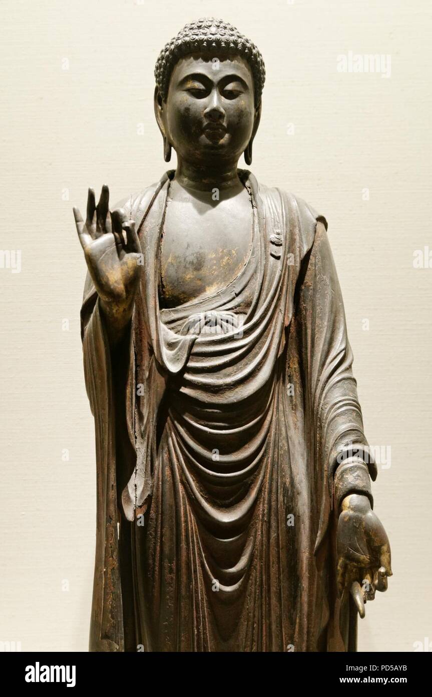 Bouddha Amida BM JA 1945.4-19.1. Banque D'Images
