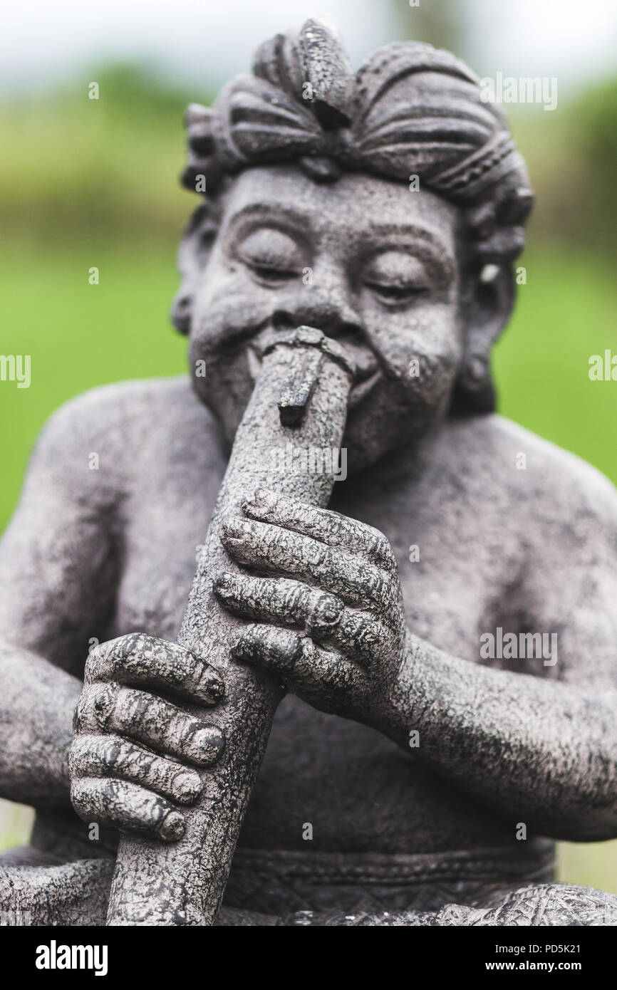 Une statuette de dieu bouddhiste Bali Banque D'Images