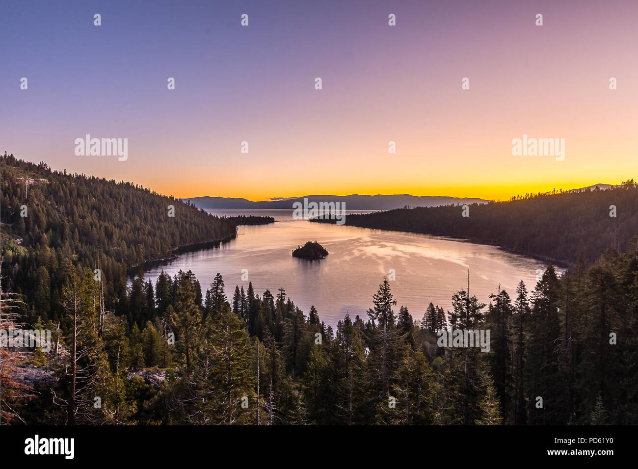 Emerald Bay State Park Banque D'Images