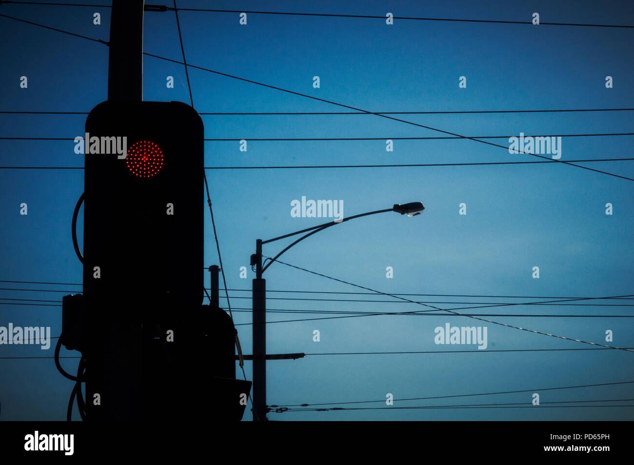 Feux de circulation Banque D'Images